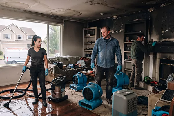 Smoke and Water Damage Restoration Puyallup