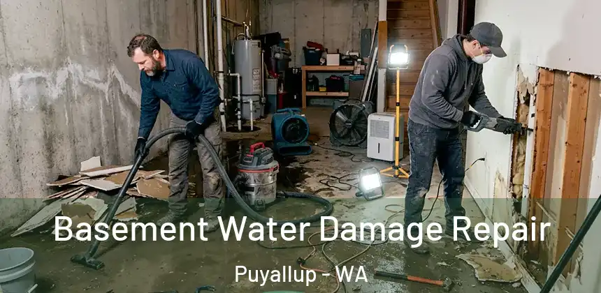 Basement Water Damage Repair Puyallup - WA