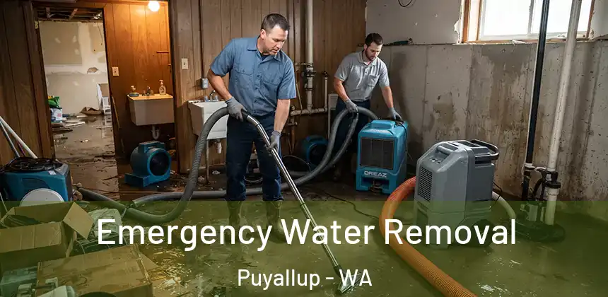 Emergency Water Removal Puyallup - WA