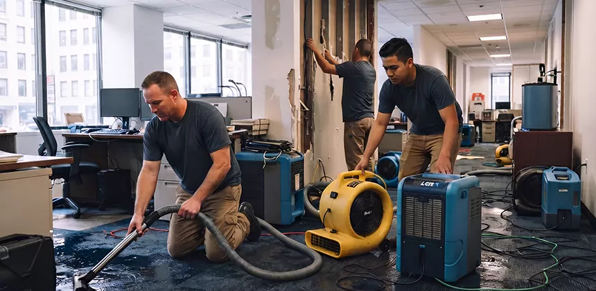 Emergency Commercial Water Damage Repair in Puyallup