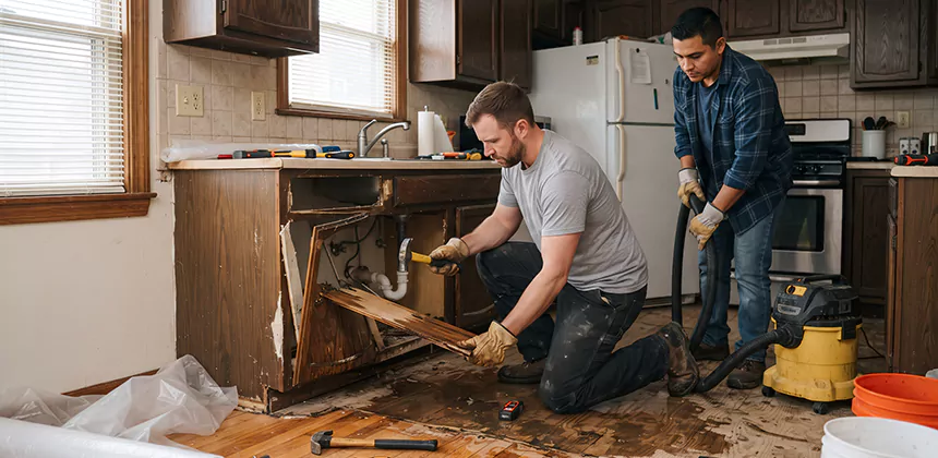 Repairing Water Damaged MDF Cabinets in Puyallup